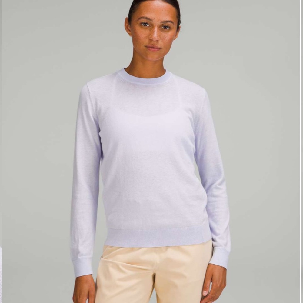 Lululemon Silk Blend Crewneck Sweater